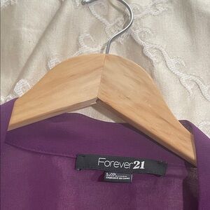 Forever 21 Deep Purple Top